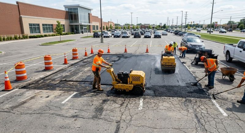 Church Parking Lot Repair in Pasadena, CA