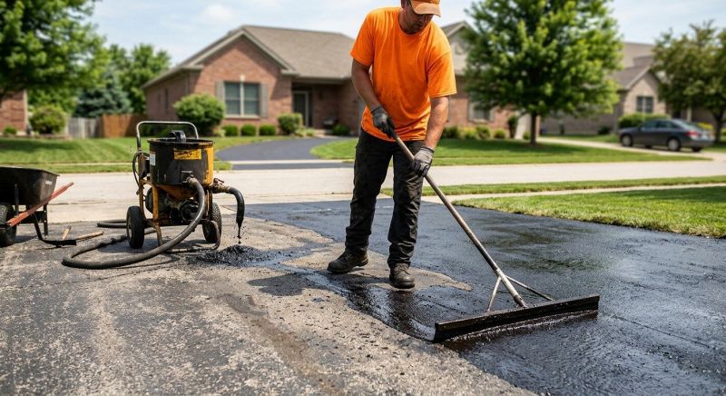 Asphalt Slurry Sealing in Denver, CO