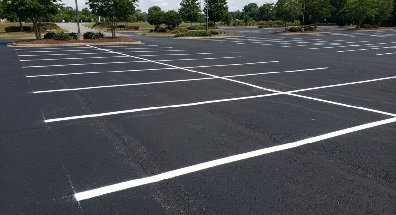 Asphalt Striping in Roswell, GA