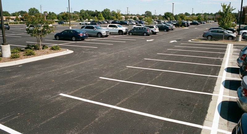 Asphalt Striping in Roswell, GA