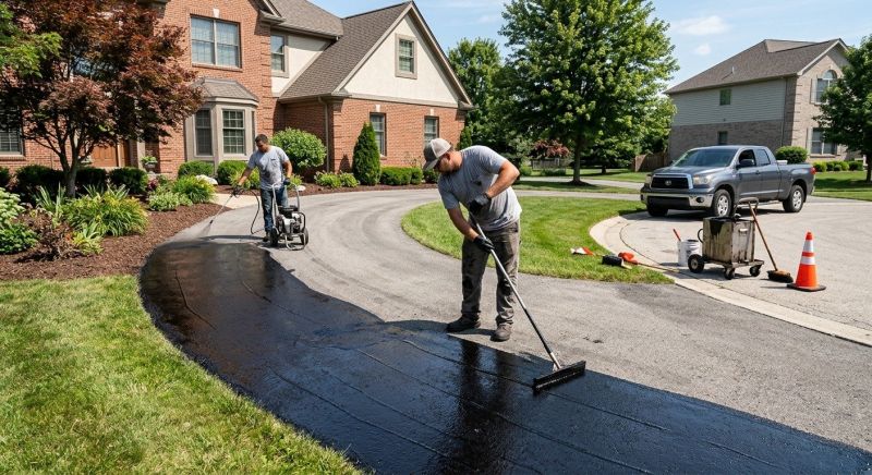 Blacktop Driveway Sealing in Sarasota, FL