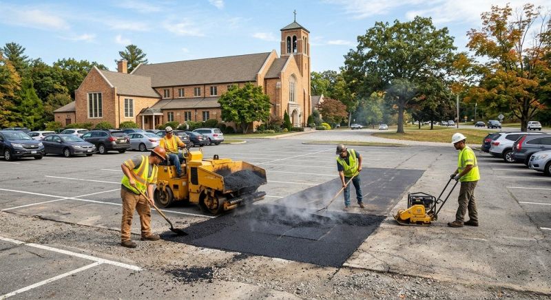 Church Parking Lot Repair in San Diego County, CA