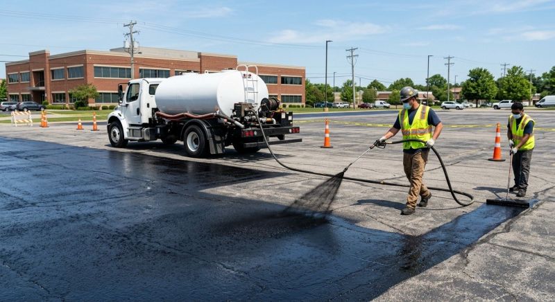 Church Parking Lot Sealcoating in Fort Collins, CO