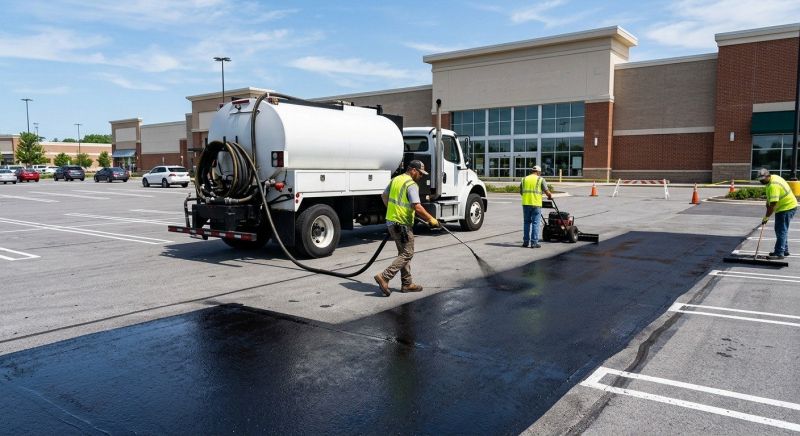 Church Parking Lot Sealcoating in Miami Dade County, FL