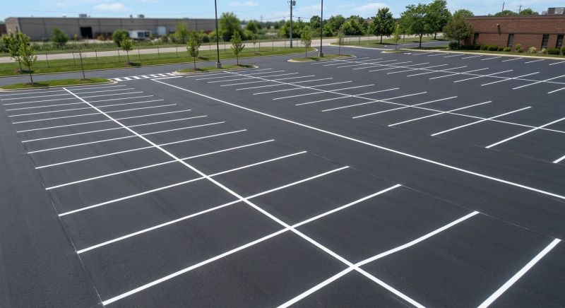 Church Parking Lot Striping in Alpharetta, GA