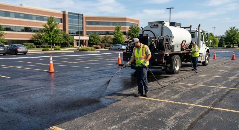 Commercial Parking Lot Sealing in Denver, CO