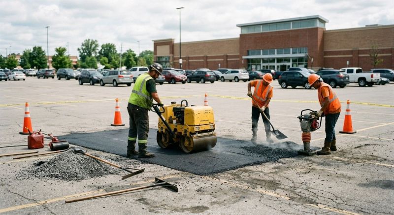 Commercial Paving Repair in Conway, AR