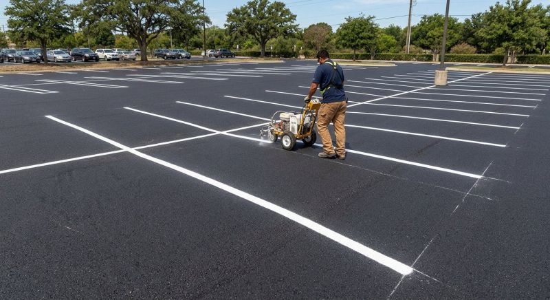 Line Striping Service in Alpharetta, GA