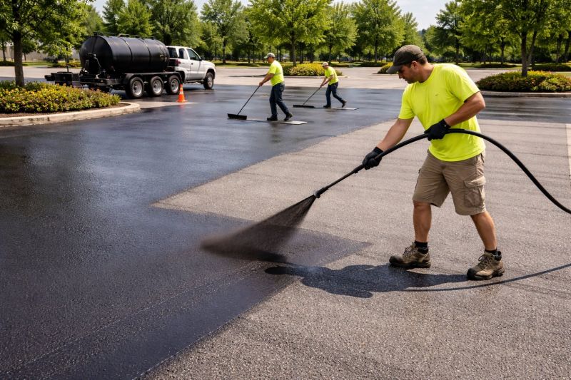 Lot Sealcoating in San Antonio, TX