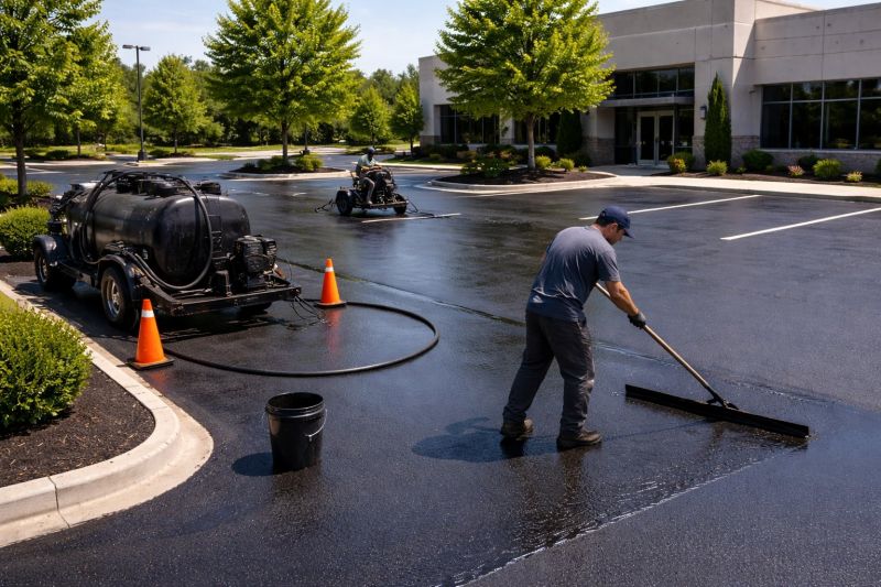 Lot Sealcoating in San Antonio, TX
