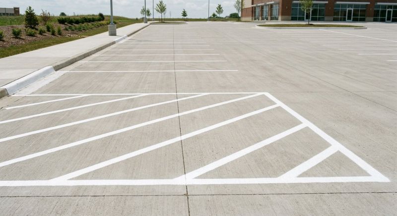Parking Area Striping in Alpharetta, GA