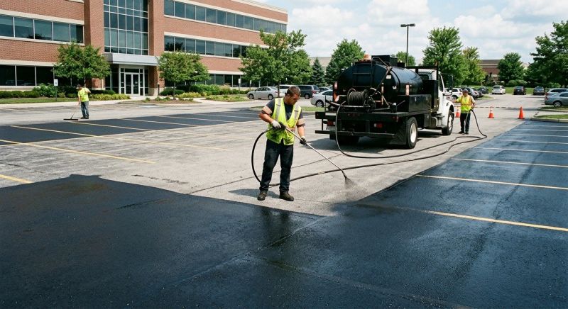 Parking Lot Sealcoating in Miami Dade County, FL