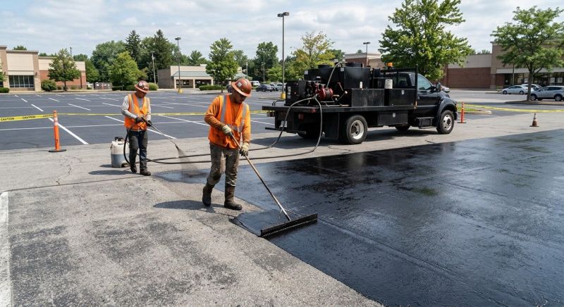 Parking Lot Sealcoating in Grand Rapids, MI