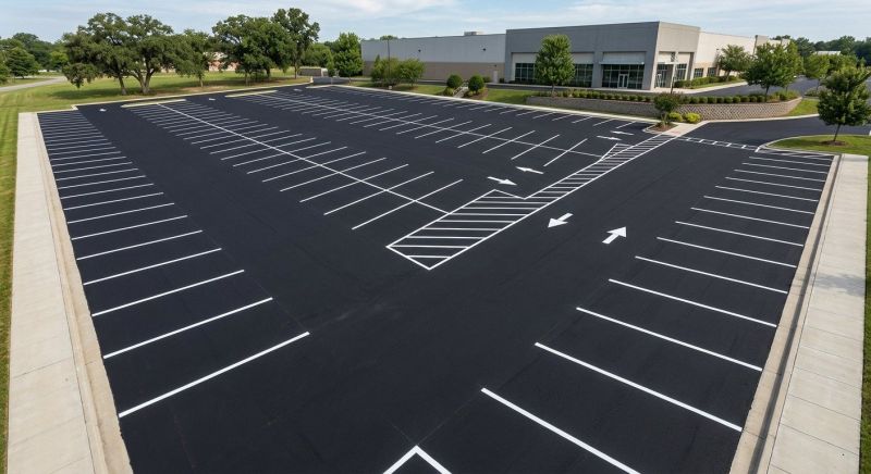 Parking Lot Striping in Roswell, GA