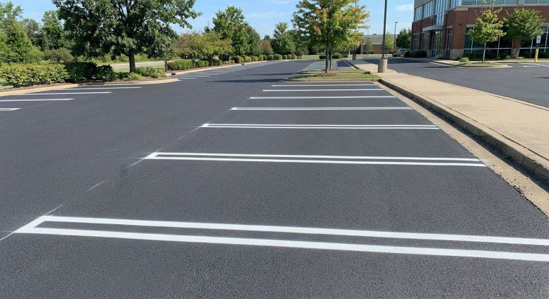 Parking Space Marking in Roswell, GA