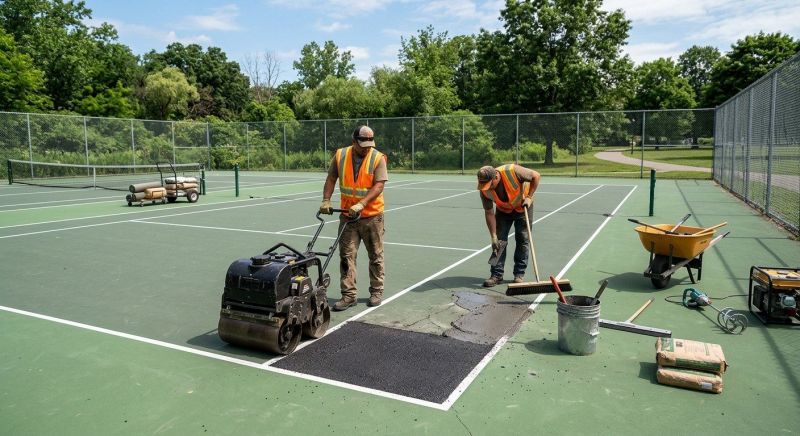 Tennis Court Repair Service in Tampa, FL
