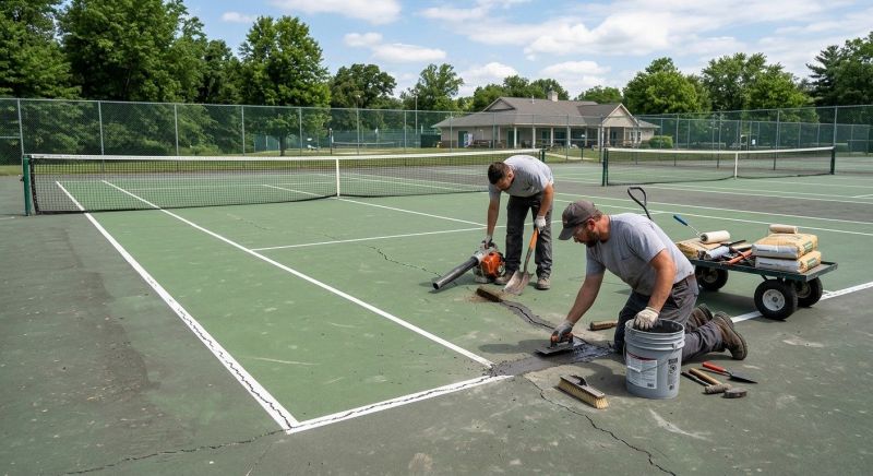 Tennis Court Repair Service in Fort Collins, CO
